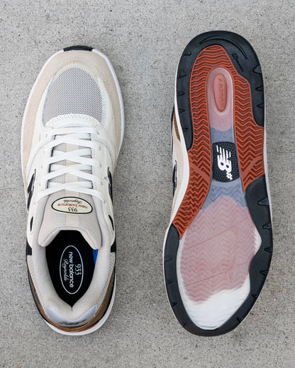 New Balance | Numeric Andrew Reynolds 933 - Brown/White - Quicksand/Seasalt (WIDE)
