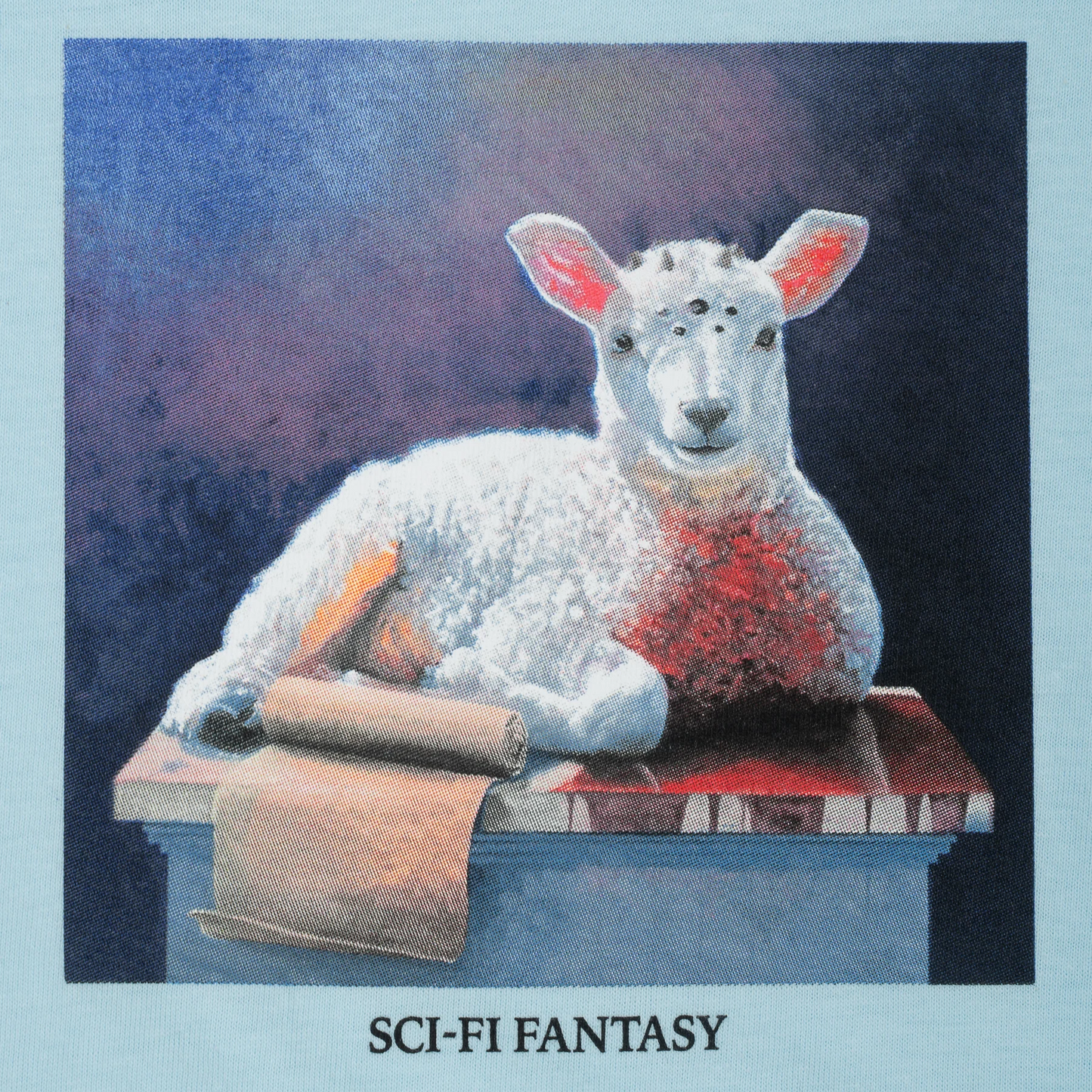 Sci-Fi Fantasy | Lamb Tee - Chambray