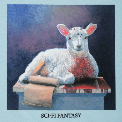 Sci-Fi Fantasy | Lamb Tee - Chambray