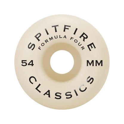 Spitfire | 54mm/97a Forumula Four Classic Wheels - Natural/Silver
