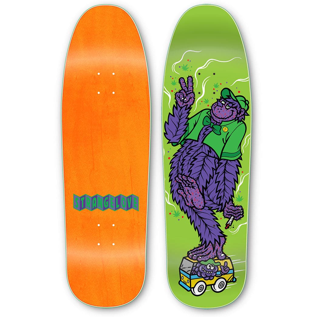 Strangelove | 9.75" Grape Ape Deck - Lime Green