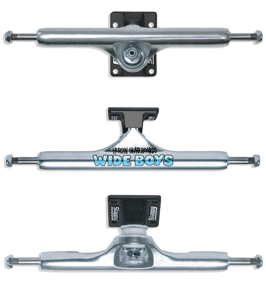 Slappy | 11" ST1 Hollow Polished Wide Boy Trucks