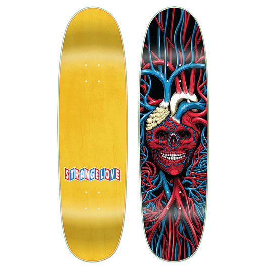 Strangelove | 8.875" Heart Skull (Black Velvet) Deck