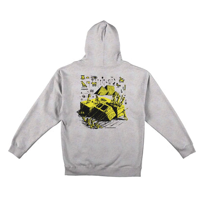 Anti-Hero | Anti-Heiro Zip Up Sweatshirt - Heather Grey