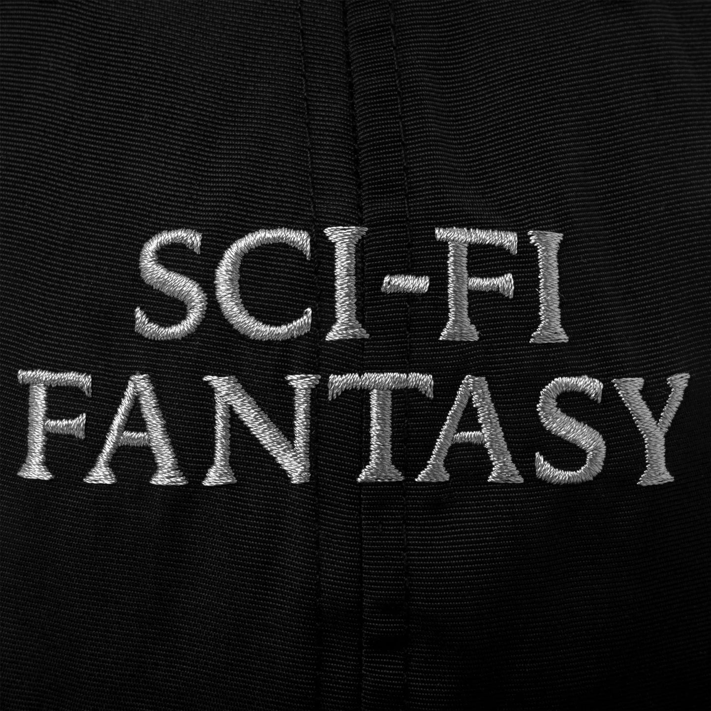 Sci-Fi Fantasy | Nylon Logo Hat - Black/Gray