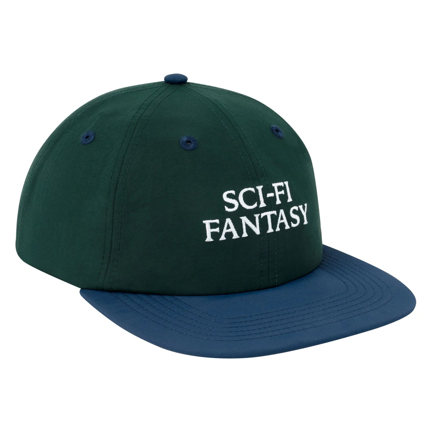 Sci-Fi Fantasy | Nylon Logo Hat - Green/Navy