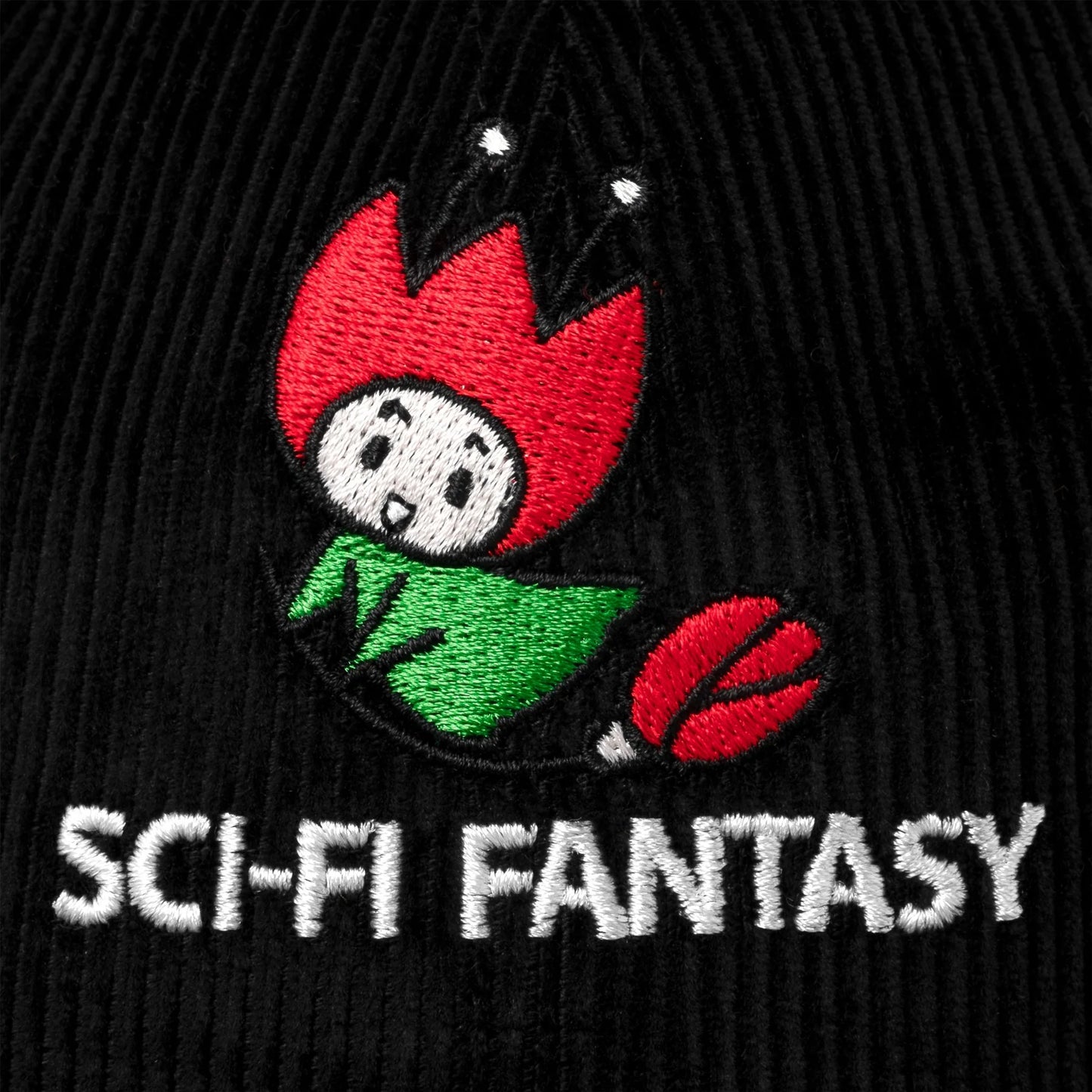 Sci-Fi Fantasy | Flying Rose Hat - Black