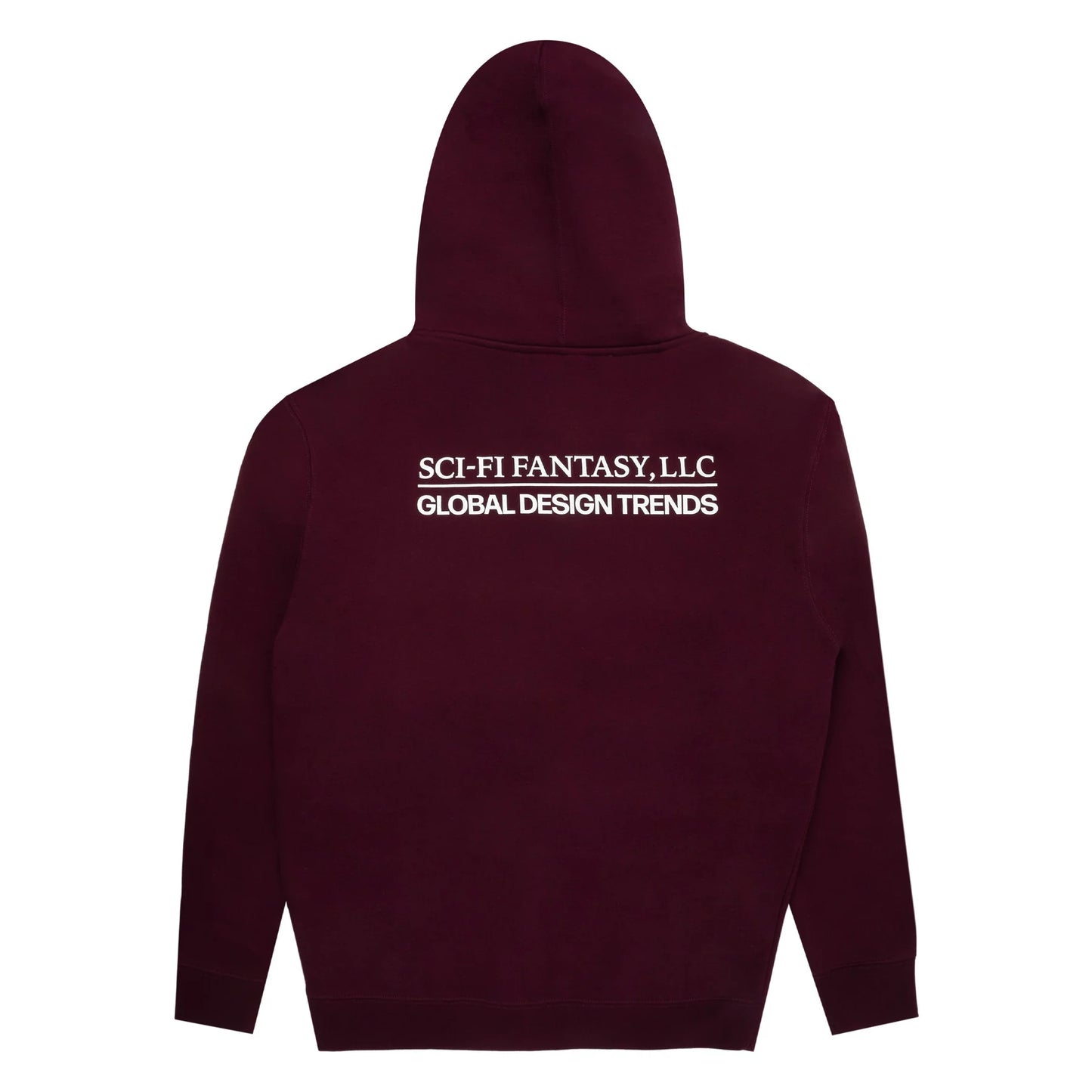 Sci-Fi Fantasy | Design Trends Zip Sweatshirt - Maroon