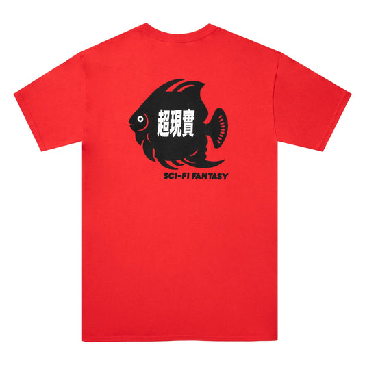 Sci-Fi Fantasy | Fish Pocket Tee - Red