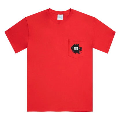 Sci-Fi Fantasy | Fish Pocket Tee - Red