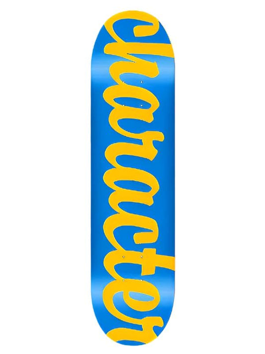 Character | 8.6" Script Deck - Blue/Neon Orange