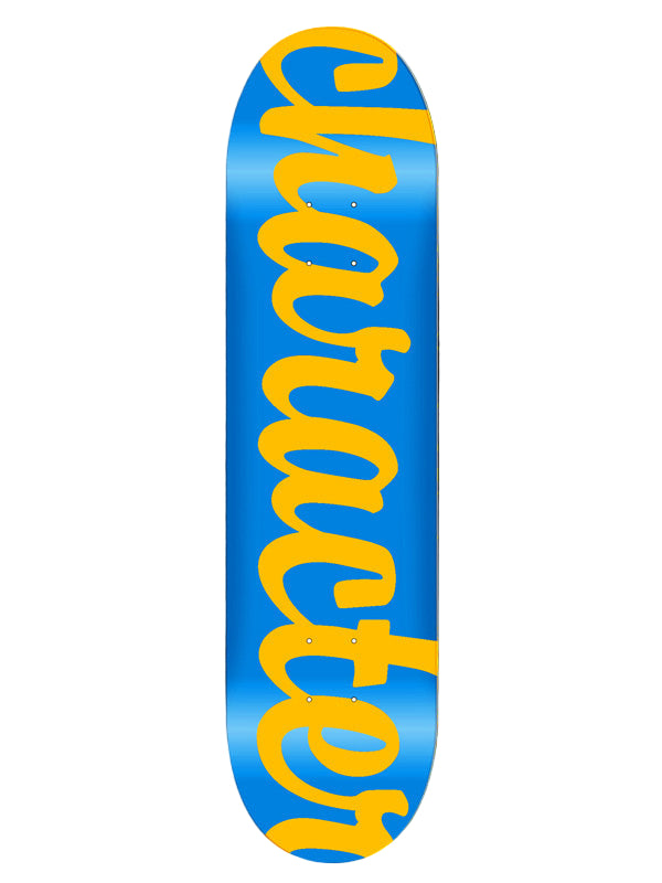 Character | 8.5" Script Deck - Blue/Neon Orange