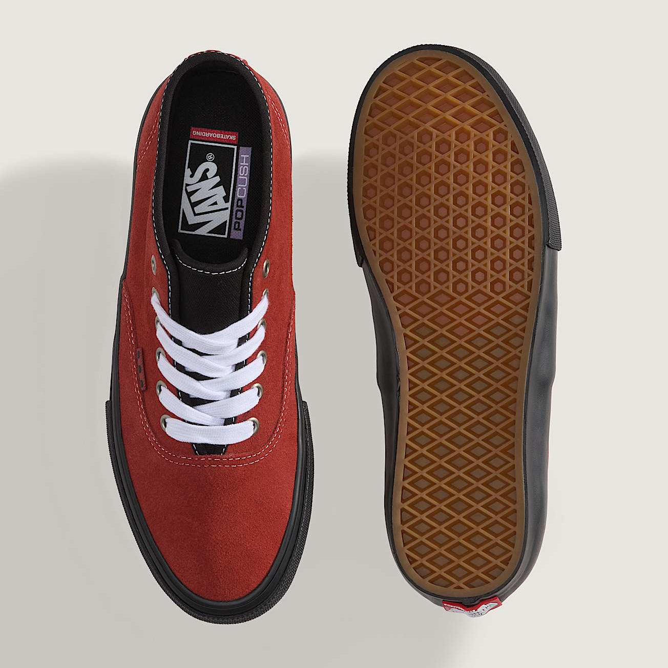Vans | Skate Authentic Mid - Poppy Ember Red/Black