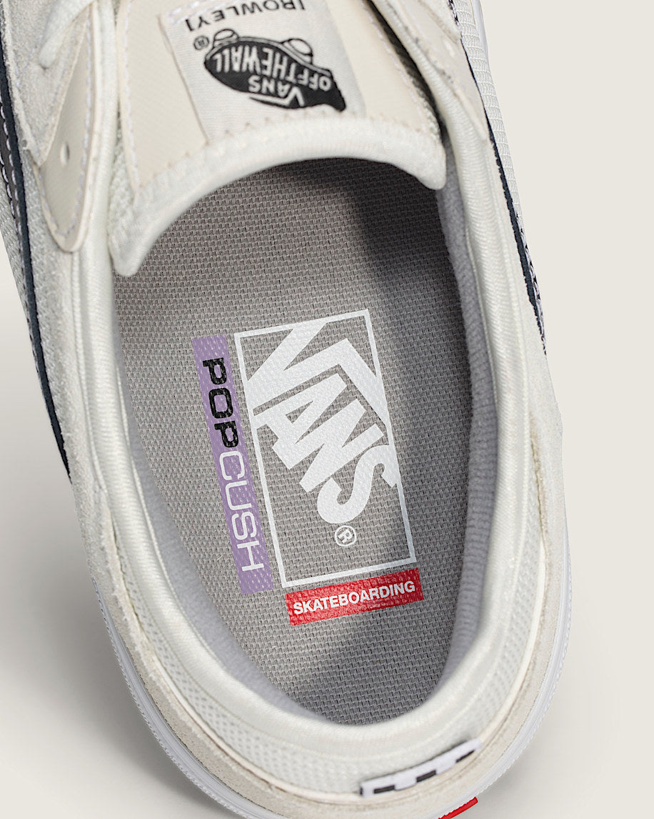 Vans | Skate Rowley Skateboarding Shoes - Marshmallow White/Black