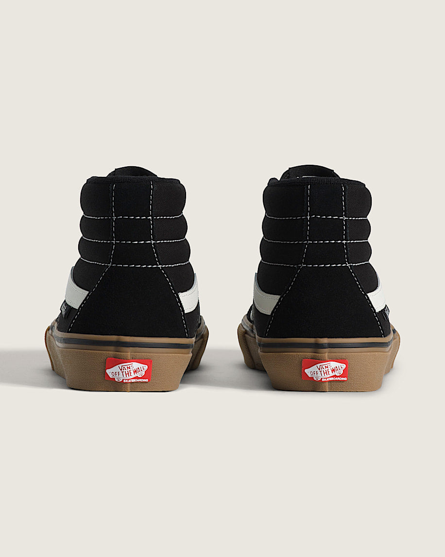 Vans | Skate Sk8-Hi Skateboarding Shoe - Black/Gum/White