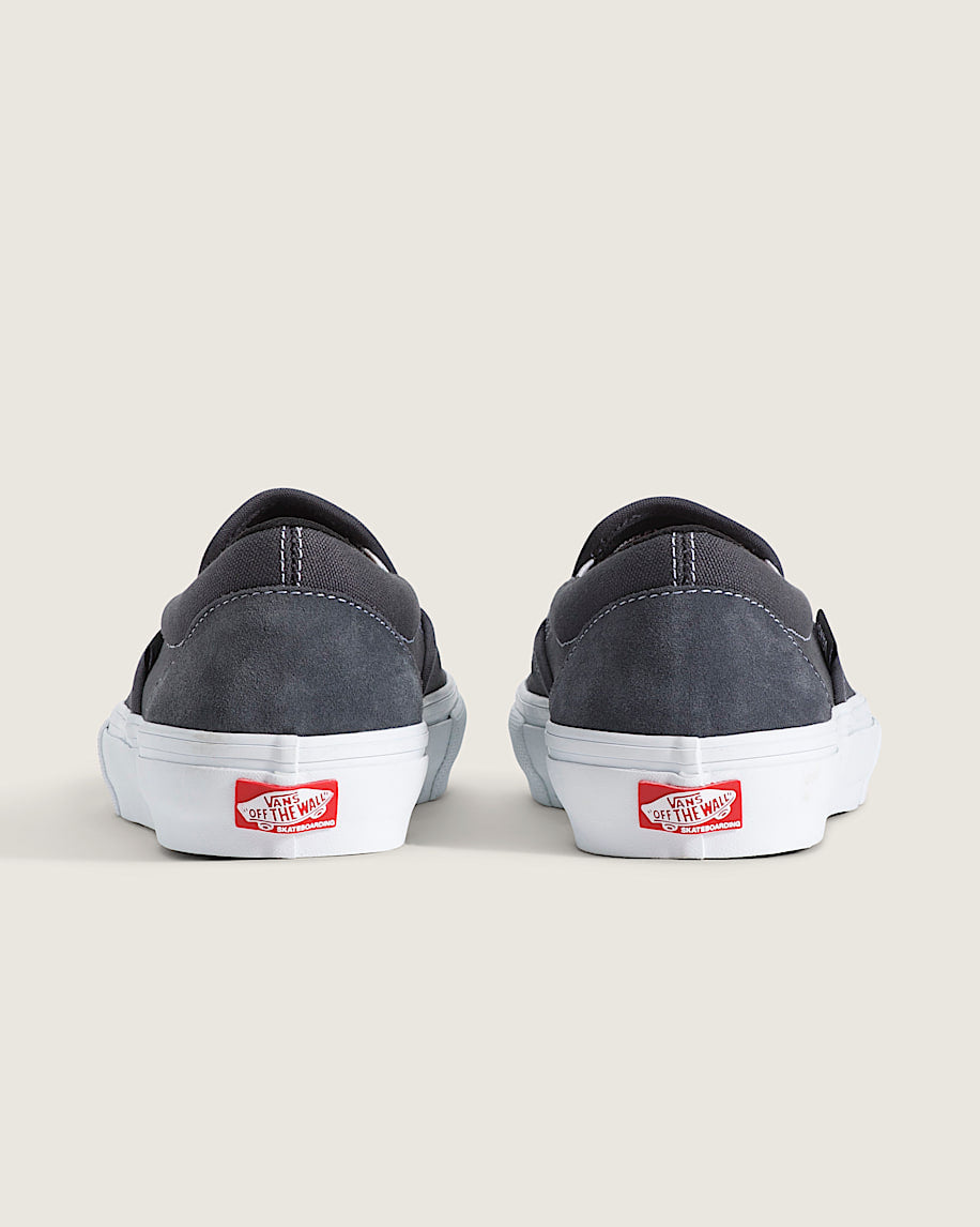 Vans | Skate Slip-On Skateboarding Shoes - Charcoal Grey/White
