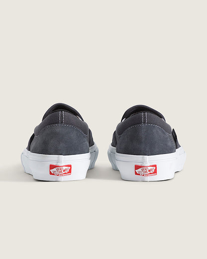 Vans | Skate Slip-On Skateboarding Shoes - Charcoal Grey/White