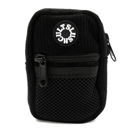 Slushcult | Mini Sidebag - Black Corduroy
