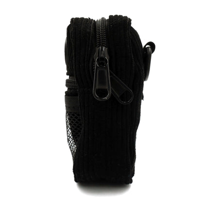 Slushcult | Mini Sidebag - Black Corduroy