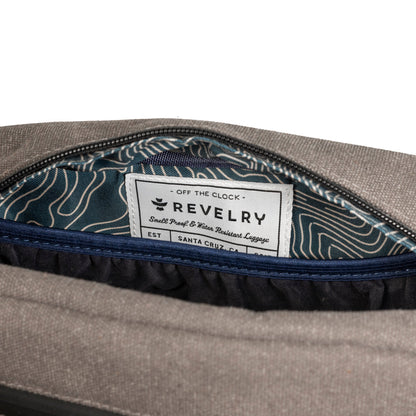 Revelry | The Stowaway - Smell Proof Toiletry Bag - Ash