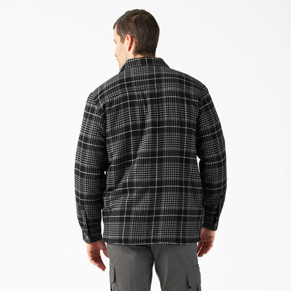 Dickies | Flannel Sherpa Lined Shacket - Black