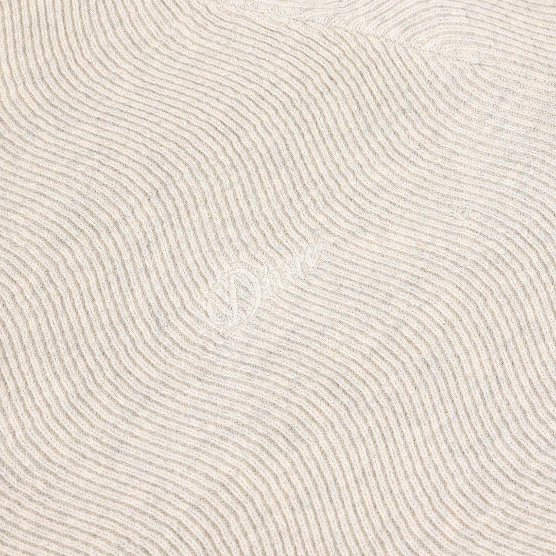 Dime | Cable Knit Polo shirt - Oatmeal