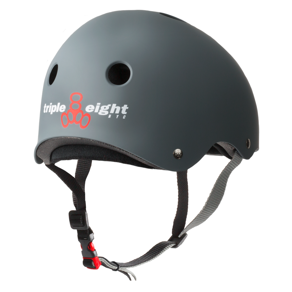 Triple 8 | Certified Sweatsaver Helmet - Carbon Grey Matte