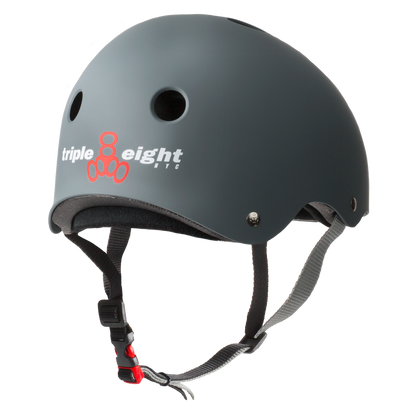 Triple 8 | Certified Sweatsaver Helmet - Carbon Grey Matte
