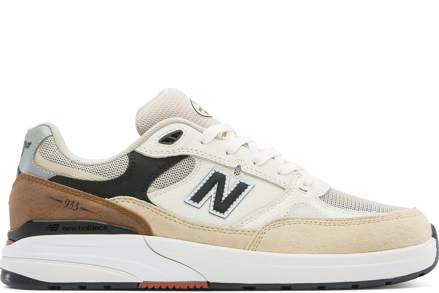 New Balance | Numeric Andrew Reynolds 933 - Brown/White - Quicksand/Seasalt (WIDE)