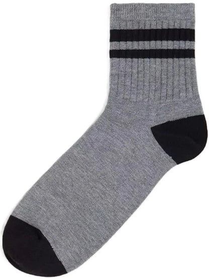 Vans | Bregman Half Crew Socks - Grey/Black