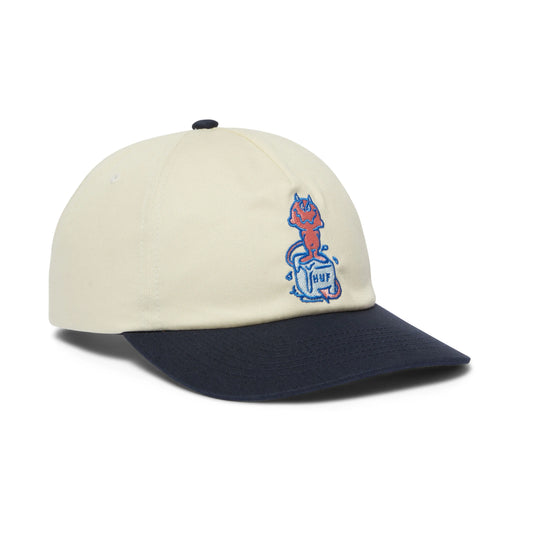HUF | Melt 5 Panel Snapback Hat - Natural