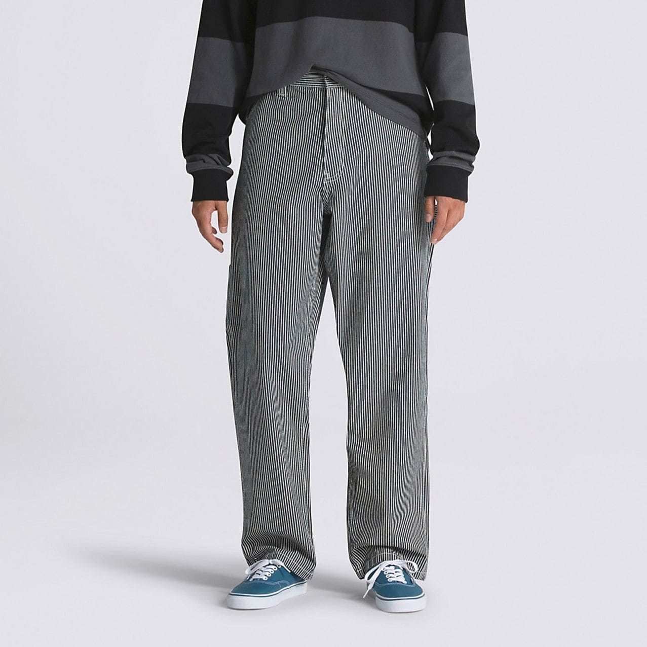 Vans | Drill Chore Pants - Loose Tapered Carpenter - Hicory Stripe Indigo