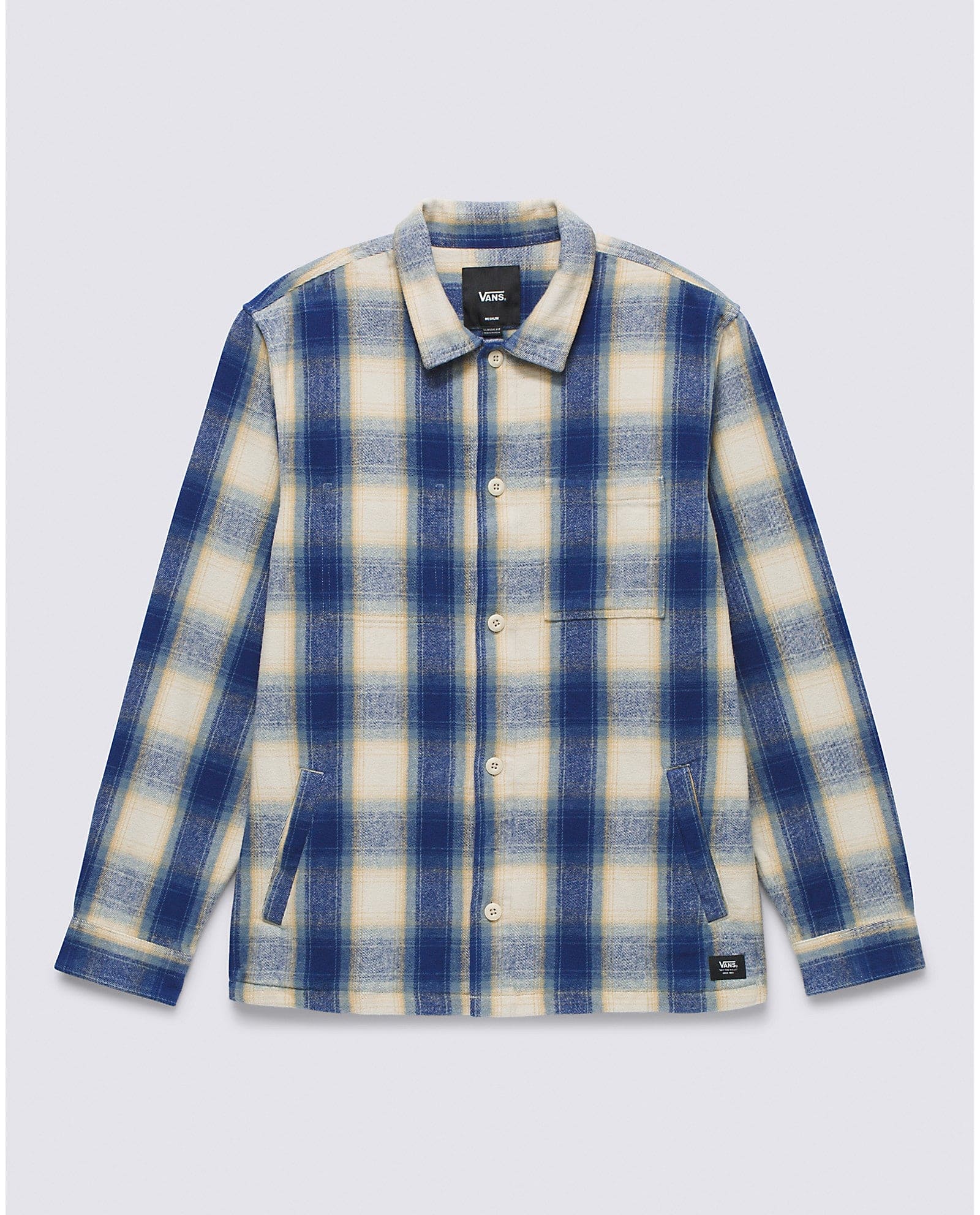 Vans cheap blue flannel