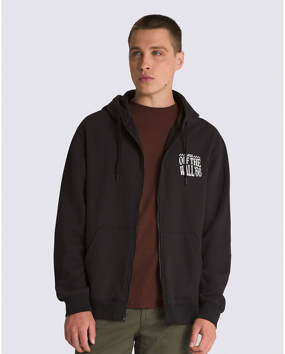 Vans | Demo Derby Zip Up Hoodie - Black