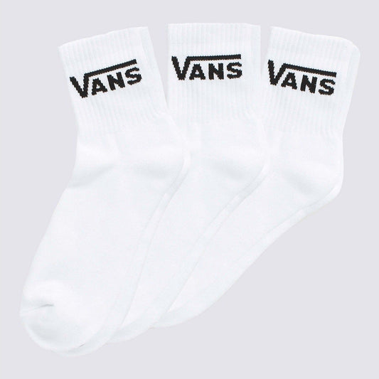 Vans | 3 Pack Half Crew Socks - White