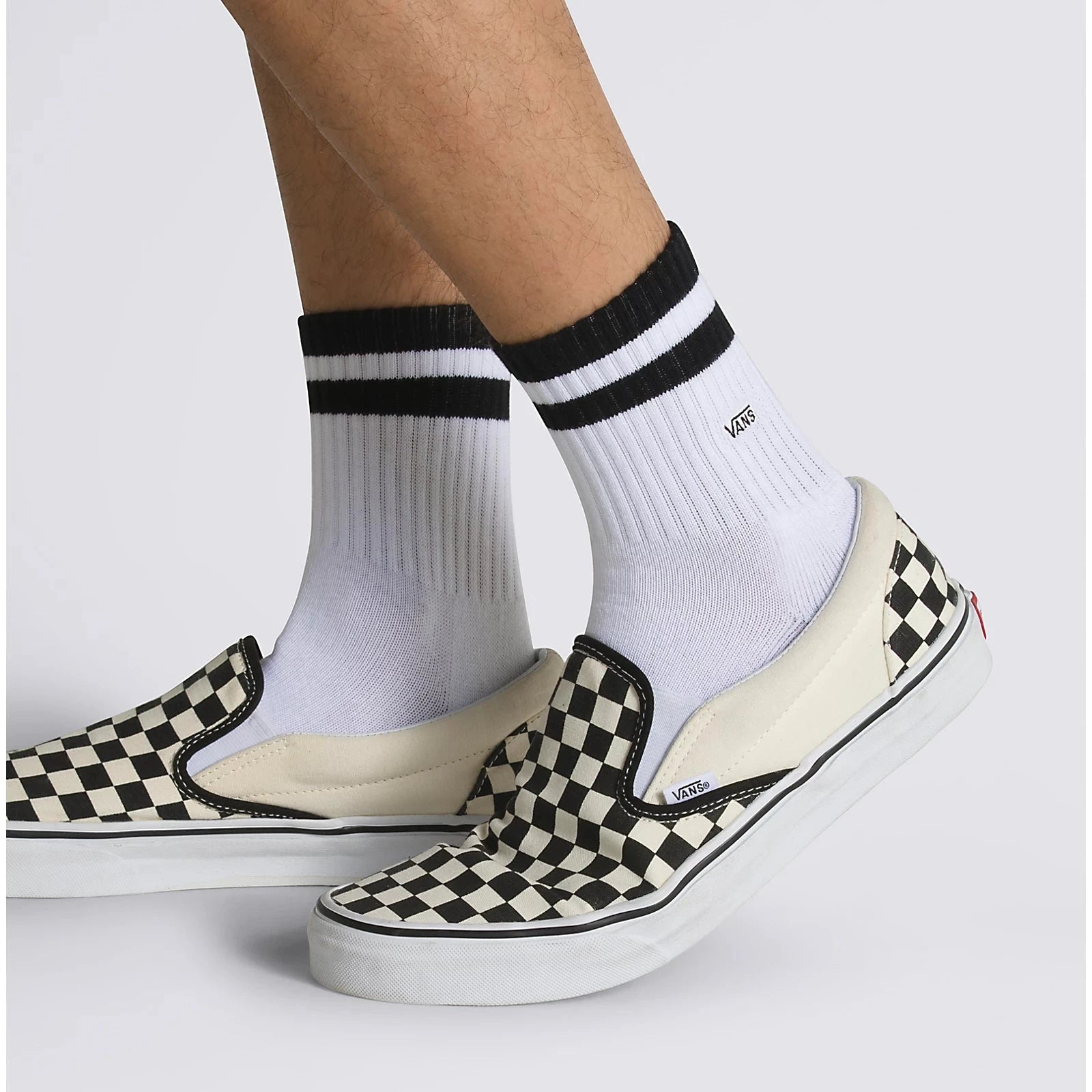 Vans Half Crew Socks Black/White – THIS Skateshop
