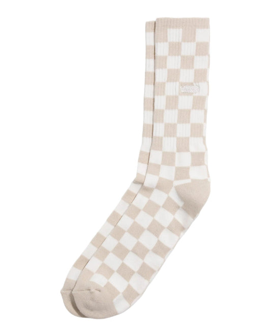 Vans | Checkerboard Crew Socks - Oatmeal