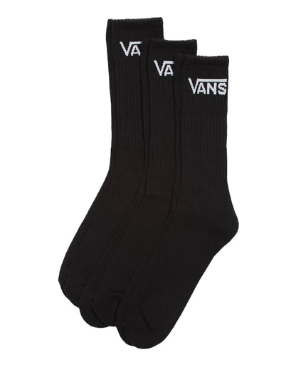 Vans | 3 Pack Crew Socks - Black