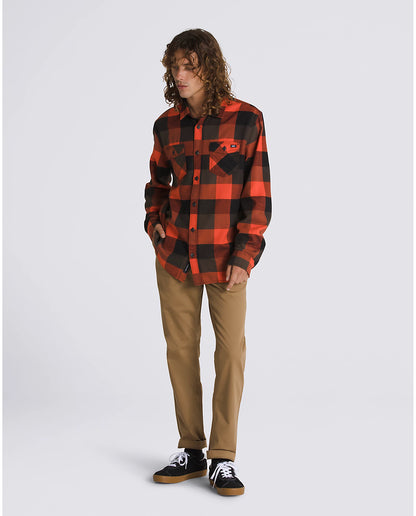 Vans | Box Flannel Classic Button Up Shirt - Black/Fiesta