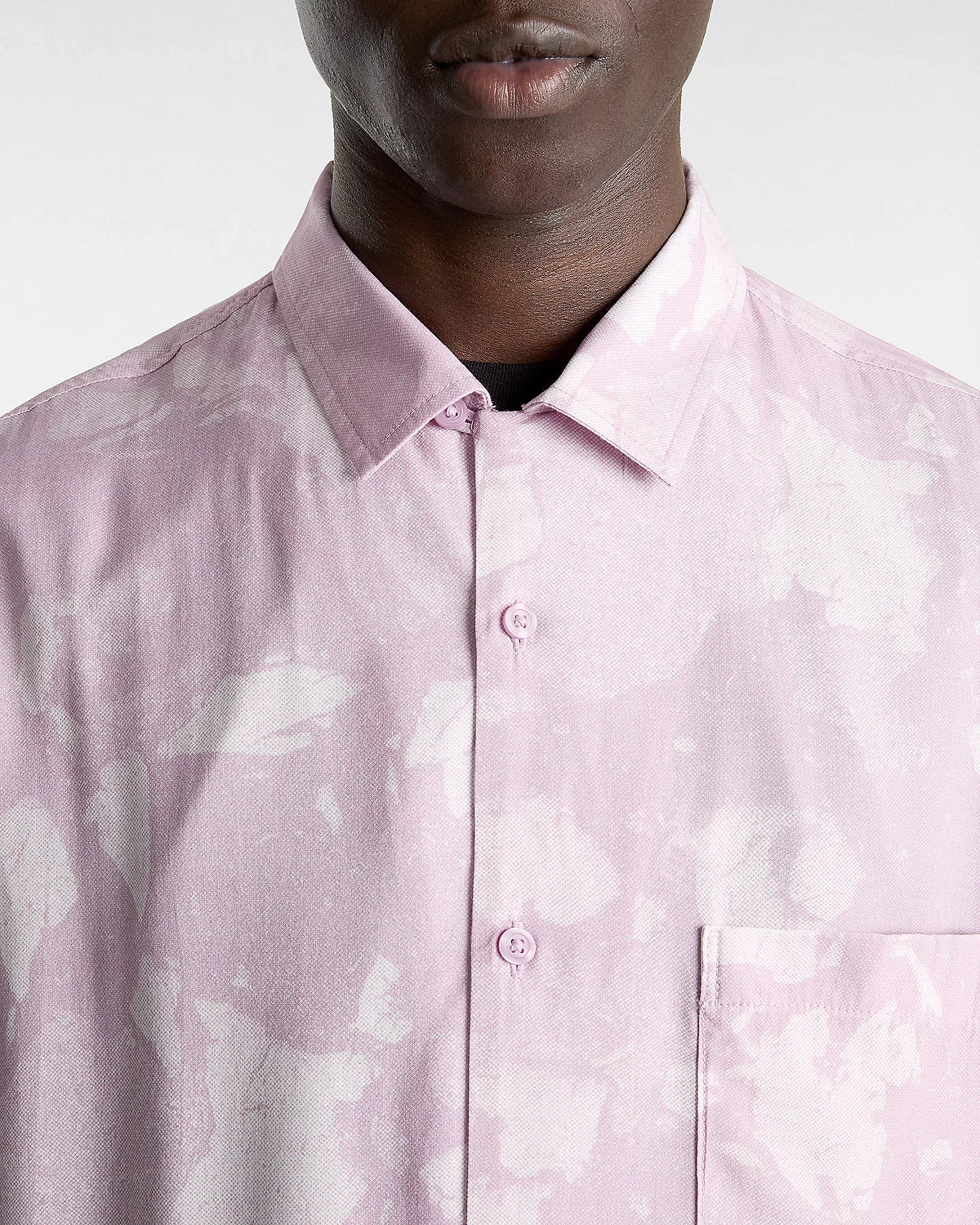 Vans | Camp Loose Collared Woven Button Up Shirt - Lilac