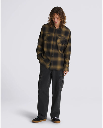 Vans | Monterey III Button Up Flannel Shirt - Black/Gothic Olive