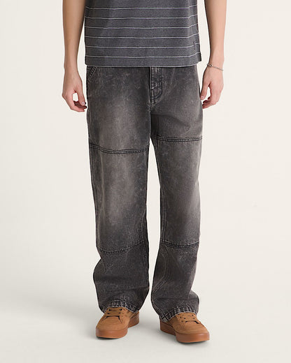 Vans | Rowan Double Knee Denim Jeans 2.0 - Stonewashed Black