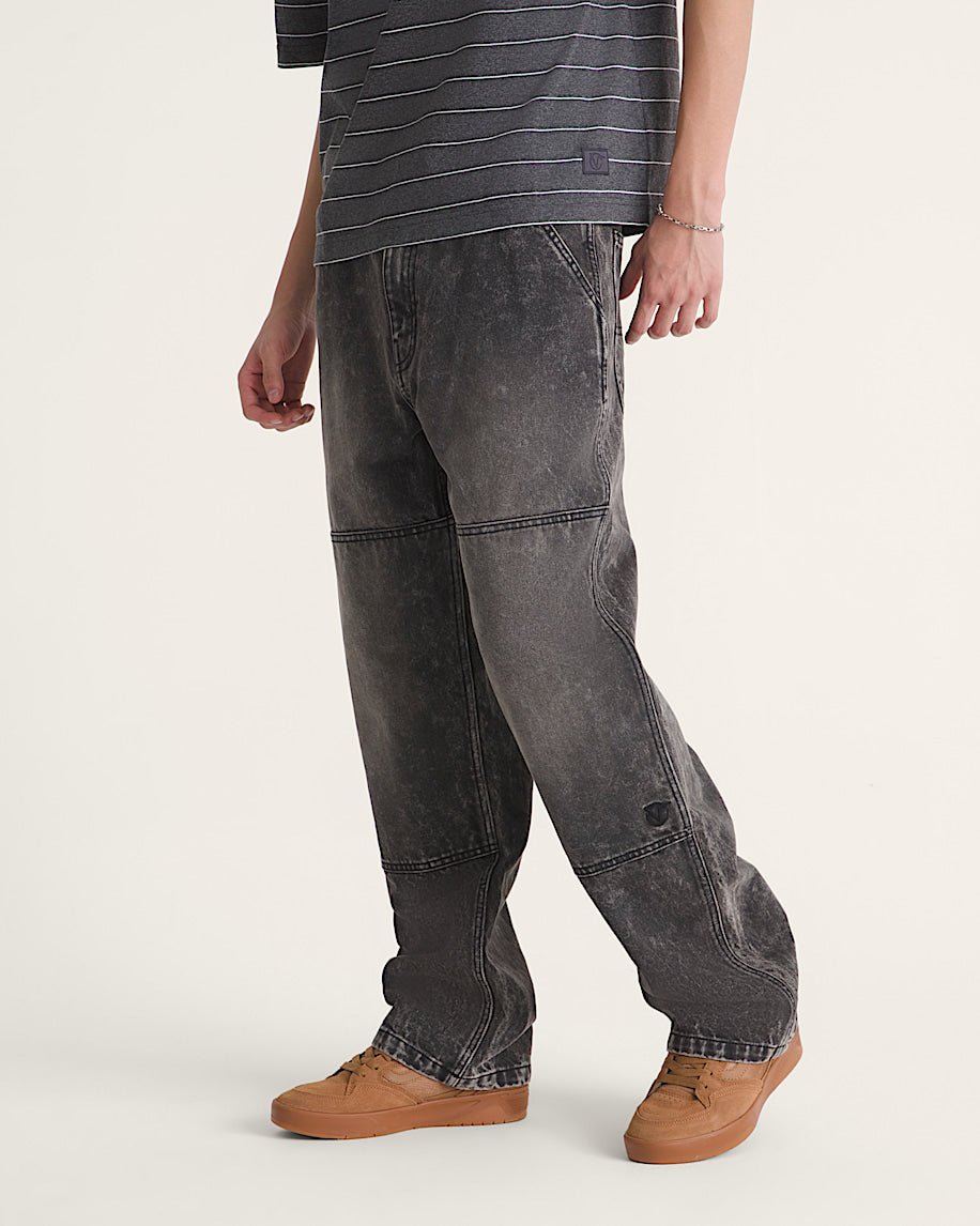Vans | Rowan Double Knee Denim Jeans 2.0 - Stonewashed Black