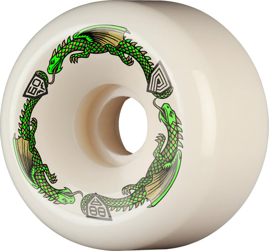 Powell Peralta | 60mm/88a Dragon Formula Skateboard Wheels - Bomber Shape