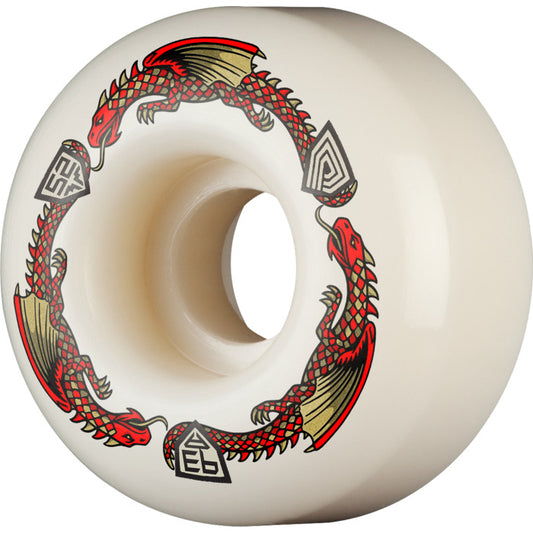 Powell Peralta | 52mm/93a 31mm Wide Dragon Formula V1 Wheels  - White/Red