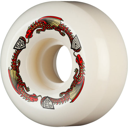 Powell Peralta | 52mm/93a 30mm Wide Dragon Formula V5 Wheels - White/Red