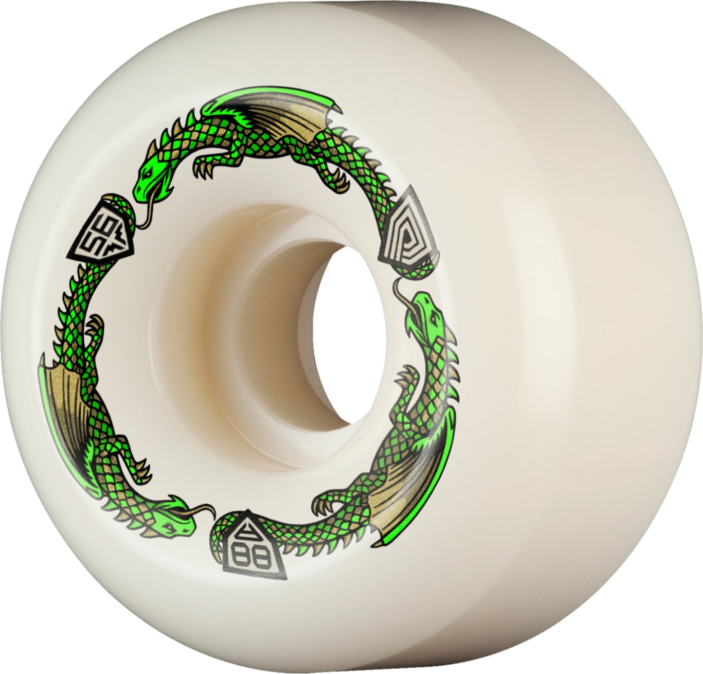 Powell Peralta | 56mm/88a Dragon Formula Skateboard Wheels - V6 Shape