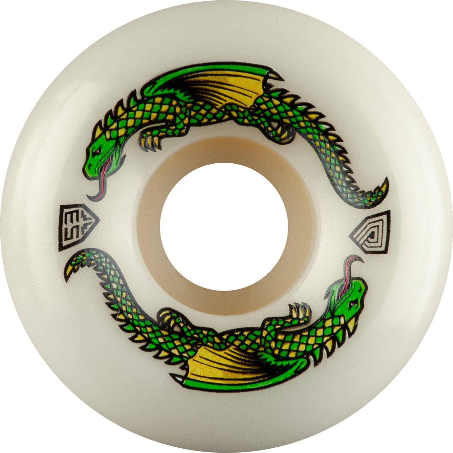 Powell Peralta | 53mm/93a Dragon Formula 53mmx33mm DF-93A Wheels - White