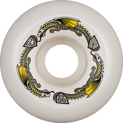 Powell Peralta | 54mm/88a Dragon Formula Nano Rats 54mmx39mm DF-88A Wheels - White