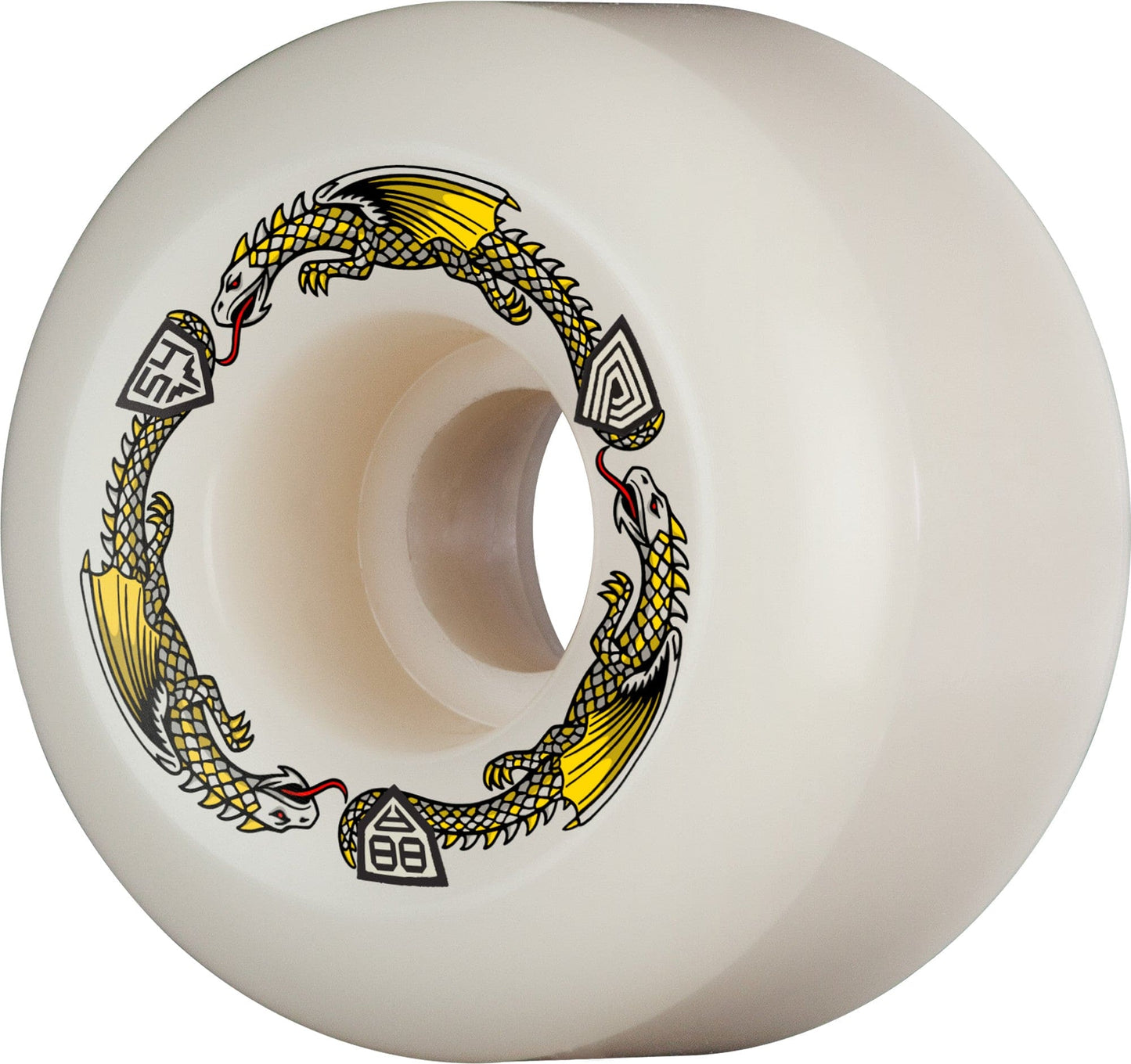 Powell Peralta | 54mm/88a Dragon Formula Nano Rats 54mmx39mm DF-88A Wheels - White